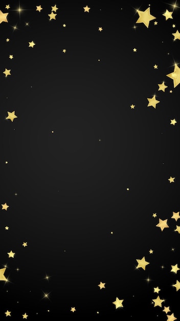 Magic stars vector overlay Gold stars scattered