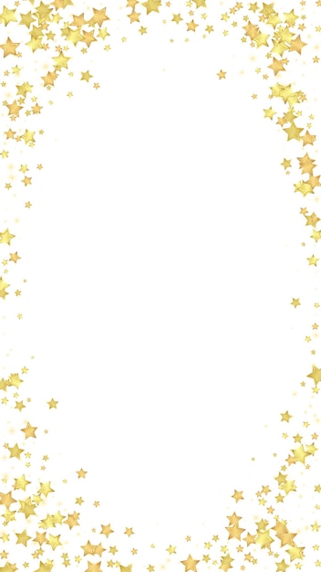 Vector magic stars vector overlay gold stars scattered