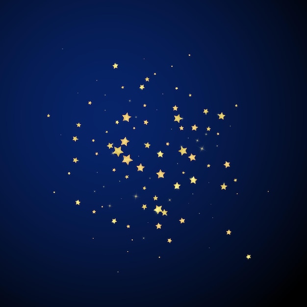 Magic stars vector overlay gold stars scattered