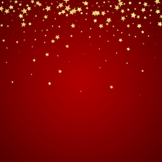 Magic stars vector overlay Gold stars scattered