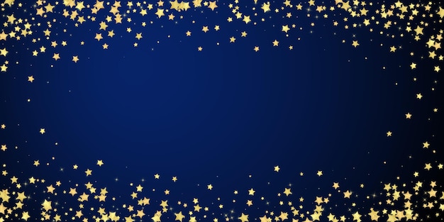 Magic stars vector overlay Gold stars scattered