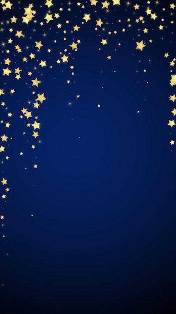 Magic stars vector overlay Gold stars scattered