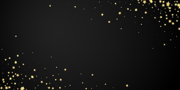 Magic stars vector overlay Gold stars scattered