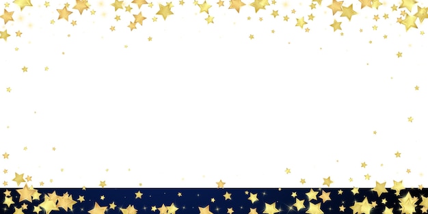 Magic stars vector overlay Gold stars scattered