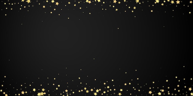 Magic stars vector overlay Gold stars scattered