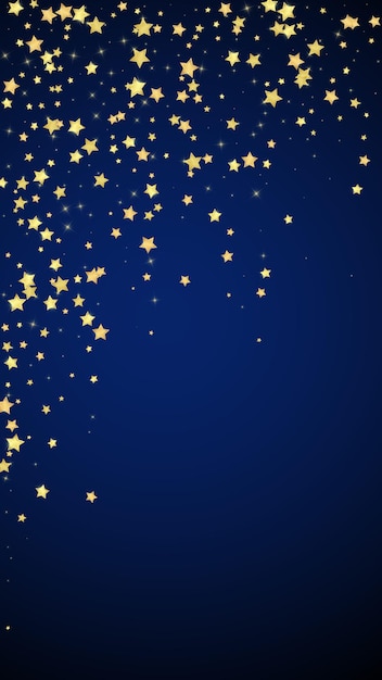 Magic stars vector overlay Gold stars scattered