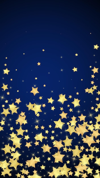 Vector magic stars vector overlay gold stars scattered