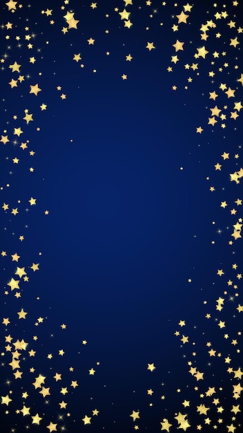 Premium Vector | Magic stars vector overlay gold stars scattered