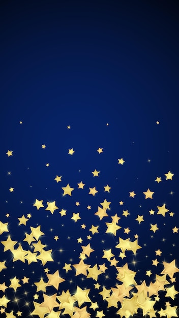 Magic stars vector overlay gold stars scattered