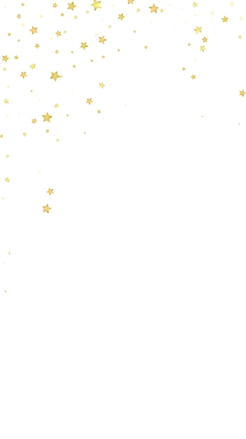 Magic stars vector overlay Gold stars scattered