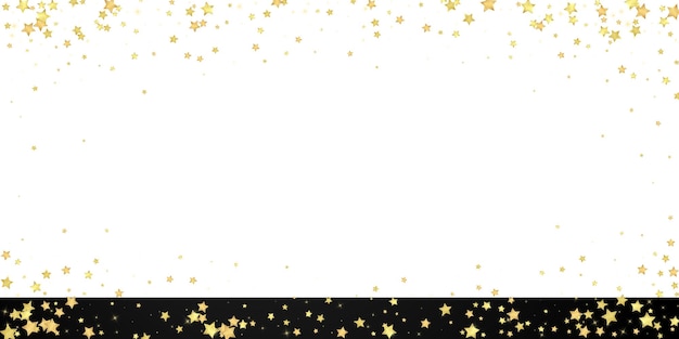 Magic stars vector overlay Gold stars scattered