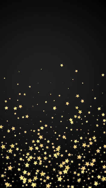 Magic stars vector overlay gold stars scattered