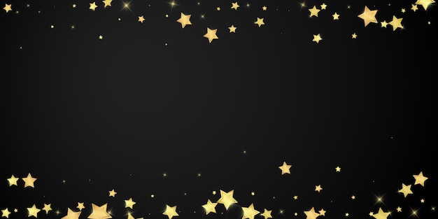 Magic stars vector overlay Gold stars scattered