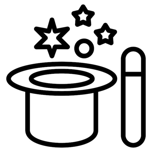 Magic Trick Icon Style