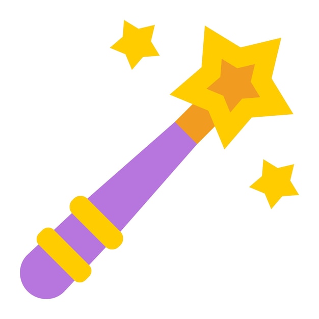 Vector magic wand icon