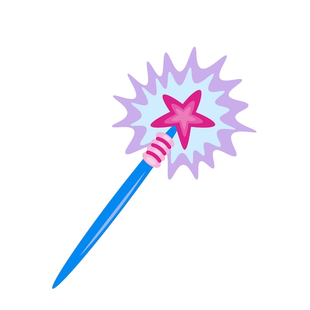 Magic wand vector illustration