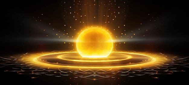 Magical ray sunbeam sparkle disco burst explosion flare flash lens shine beam neon glowing