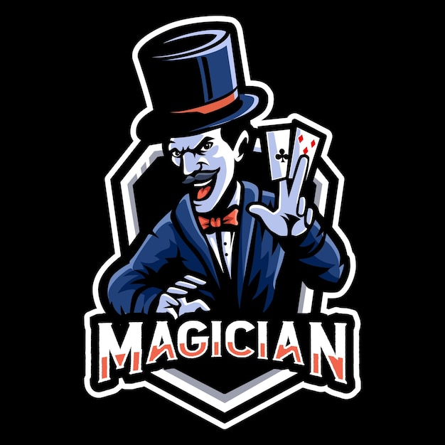 Magician esport mascot logo design