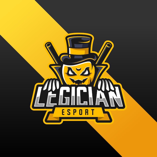 Magician Esports Logo Design Premium Gaming Vector