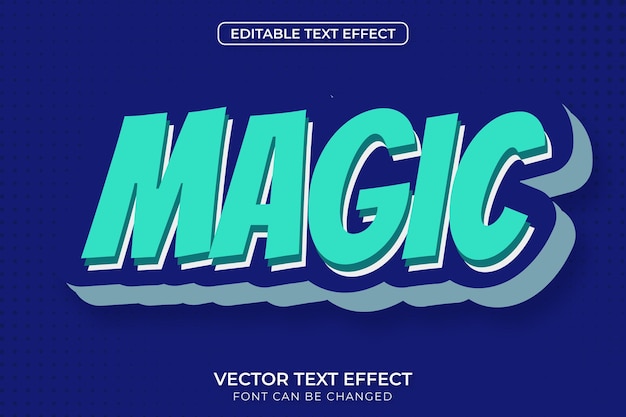 Vector magisch bewerkbaar teksteffect