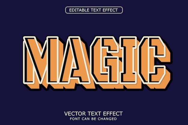 Vector magisch teksteffect