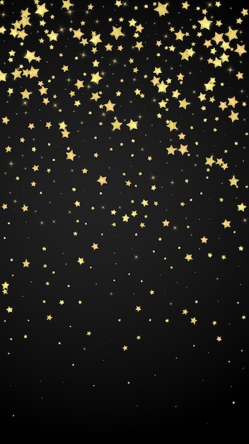 Magische sterren vector overlay Gouden sterren verspreid