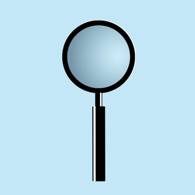 Magnifier flat vector design