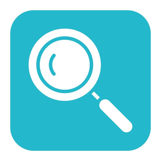 Magnifier icon vector image Can be used for Science