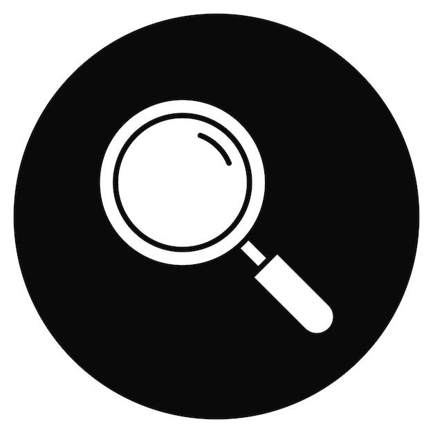 Magnifying Glass icon vector image Can be used for Office Stationery