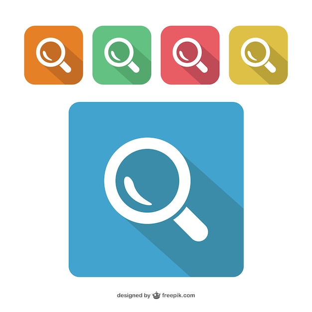 Magnifying glass icons