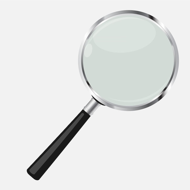 Magnifying Glass Search Icon Vector Illustration. EPS10