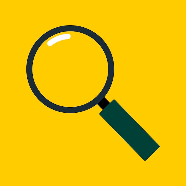 magnifying glass vector