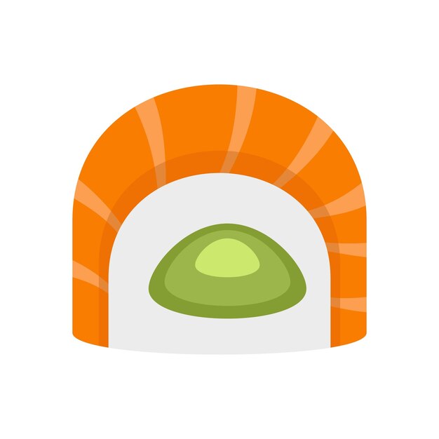 Maguro tai sushi icon flat illustration of maguro tai sushi vector icon for web design