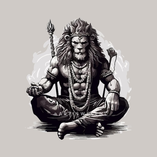 벡터 maha shivaratri 일러스트레이션 디자인