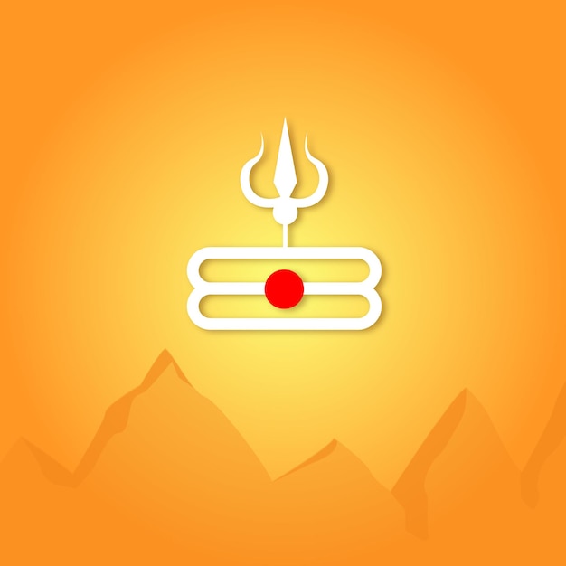 Vector maha shivratri festival background