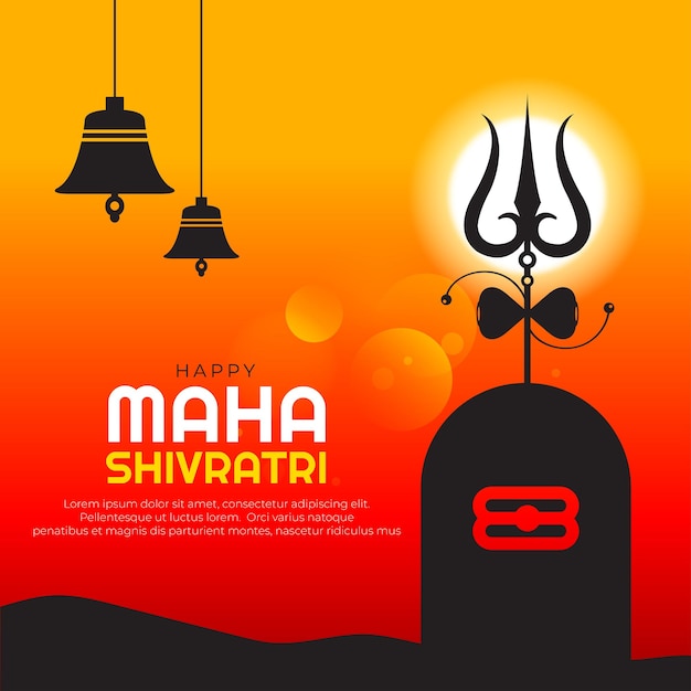 Maha shivratri-festivalontwerp