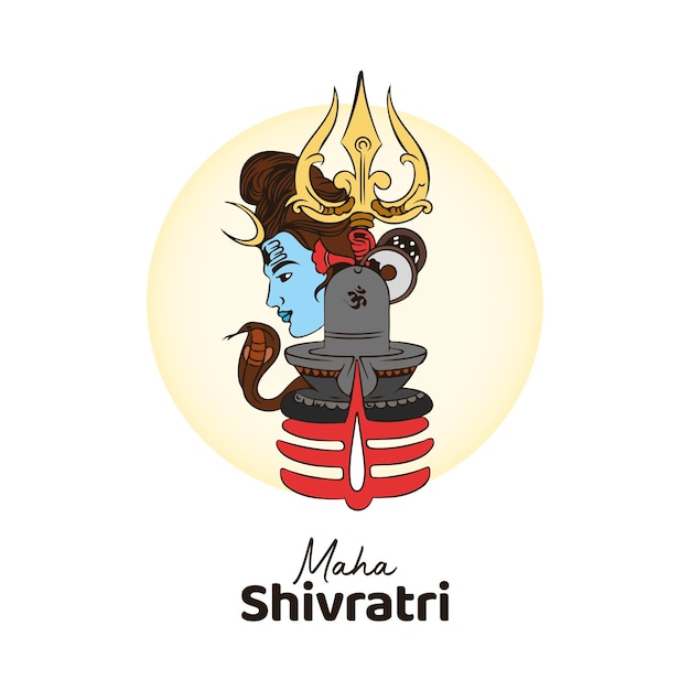 Vector maha shivratri