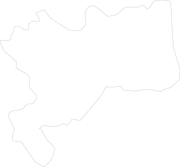 Mahanuvara Sri Lanka outline map