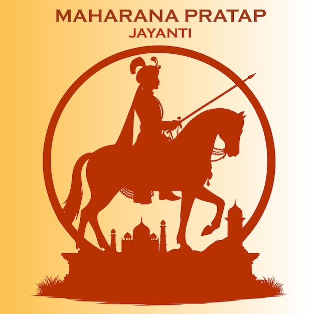 Maharana pratap jayanti chetak silhouette ride courageous legacy