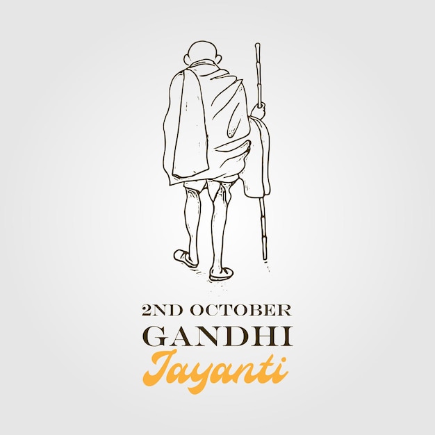 Vector mahatma gandhi birthday