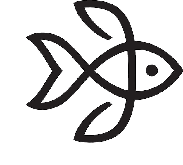 Vettore logo vettoriale di pesce mahimahi