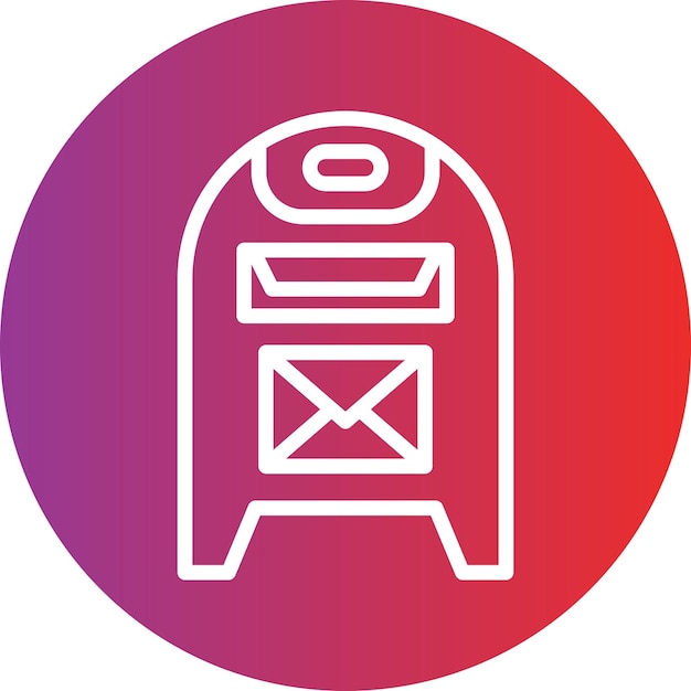 Mail box icon style