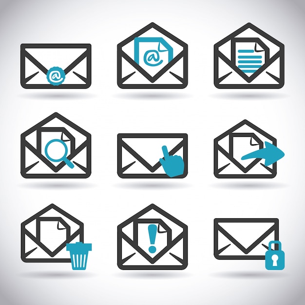 Mail icon design