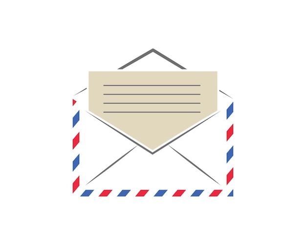 Дизайн векторной иллюстрации почты