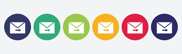 Mail icon vector for web