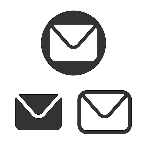 Mail icon for website and business card