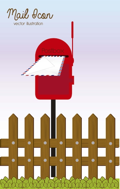 Vector mail icon