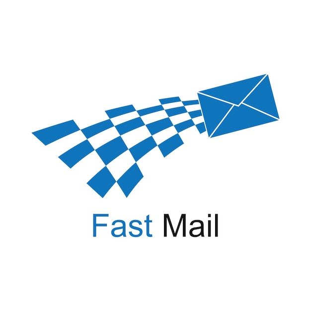 Mail logo vector icon template