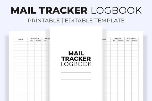 Mail Tracker Logbook