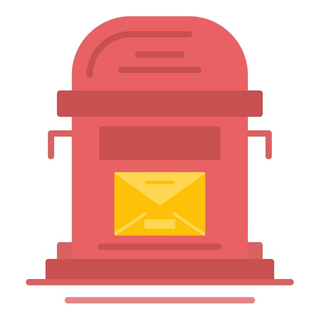 Mailbox Flat Illustration